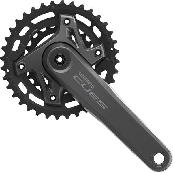 Shimano CUES FC-U6000 2 piece design chainset, for 9/10/11-speed, 36/22T, Boost
