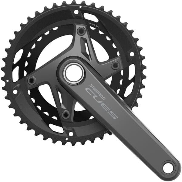 Shimano CUES FC-U6010 HollowTech II chainset, for 11-speed, 46/32T