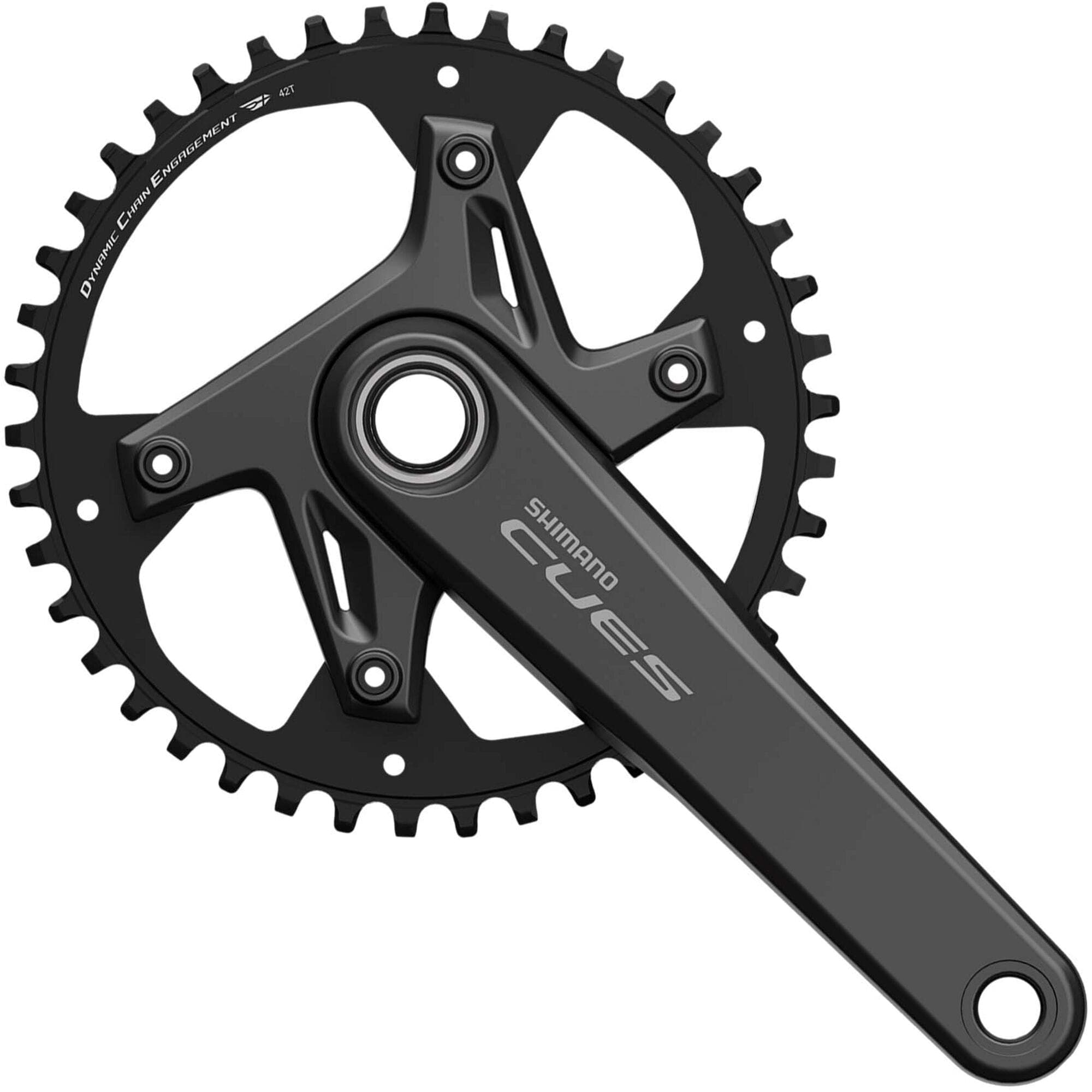 Shimano CUES FC-U6040-1 CUES 2 HollowTech II chainset, for 9/10/11-speed, 175mm, 42T