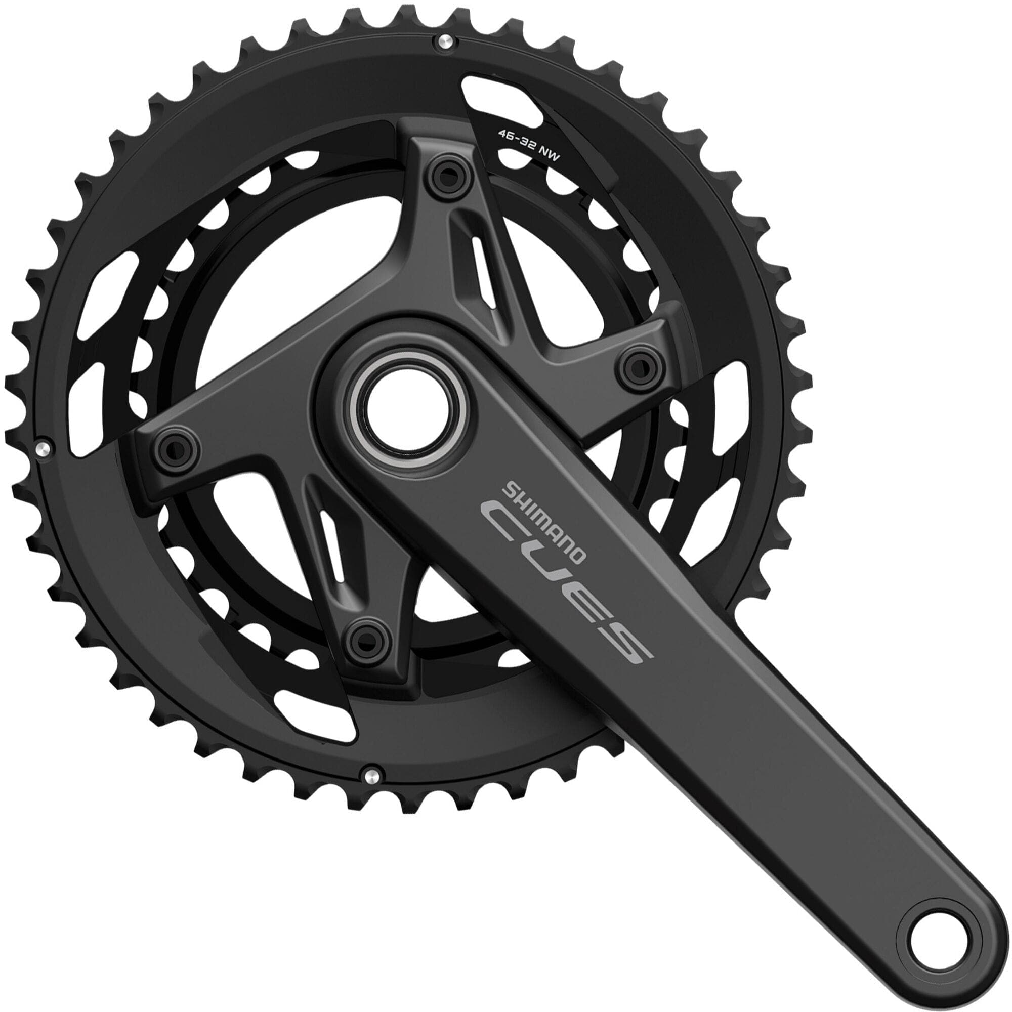 Shimano CUES FC-U6040-2 CUES 2 HollowTech II chainset, for 9/10-speed, 175mm, 46-32T