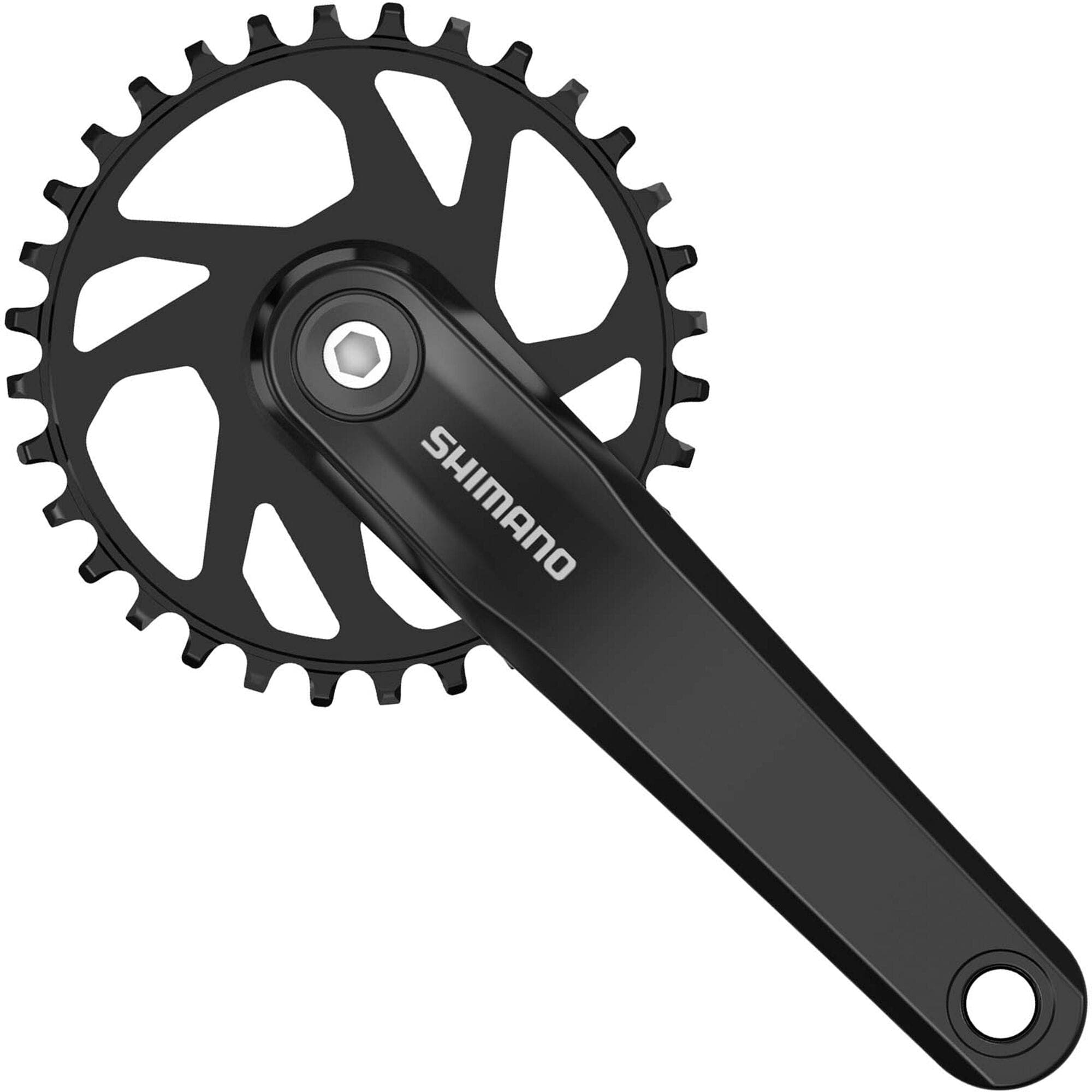 Shimano CUES FC-UT400-1 CUES square taper chainset, for 9/10/11-speed, 55mm C/L, 175mm, 32T