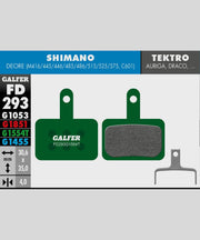 Galfer Pro Bike Disc Brake Pad - Shimano - Deore | Tektro - Auriga / Draco / Ori
