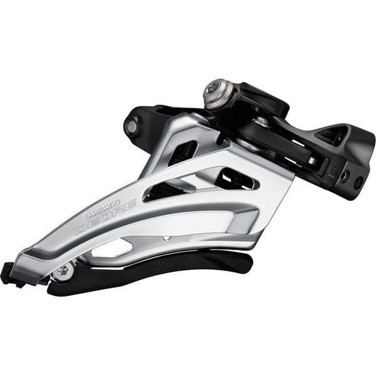 Shimano Deore Deore M6000-M triple front derailleur; mid clamp; side swing; front pull