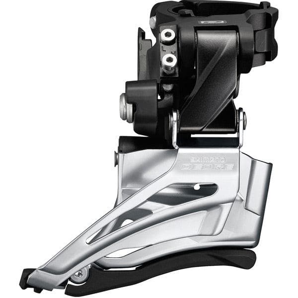 Load image into Gallery viewer, Shimano Deore Deore M6025-H double front derailleur; high clamp; down swing; dual pull
