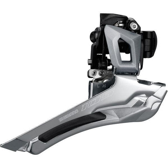Shimano 105 FD-R7000 105 11-speed toggle front derailleur; double braze-on; silver