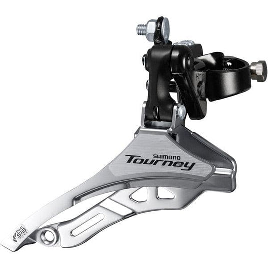 Shimano Tourney / TY FD-TY300 Tourney 6/7-speed triple front derailleur; down pull; 28.6 mm; for 42T