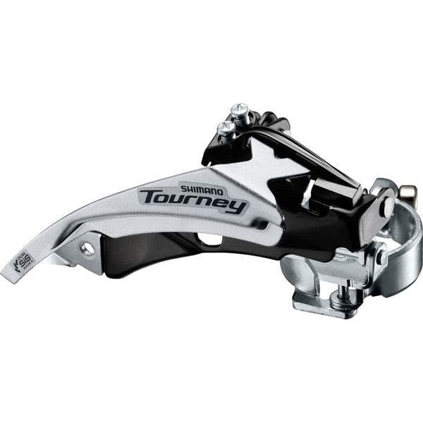 Load image into Gallery viewer, Shimano Tourney / TY FD-TY500 hybrid front derailleur; top swing; dual-pull and multi fit for 42T
