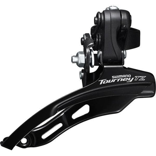 Shimano Tourney / TY FD-TZ510 6-speed MTB front derailleur; down swing; top pull; 28.6mm; 66-69; 48T