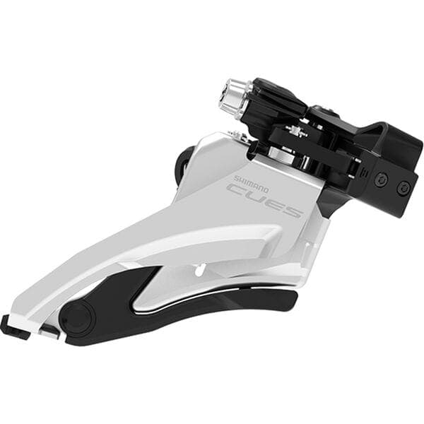 Shimano CUES FD-U4000-M CUES double front derailleur 9/10-speed; mid clamp; side swing