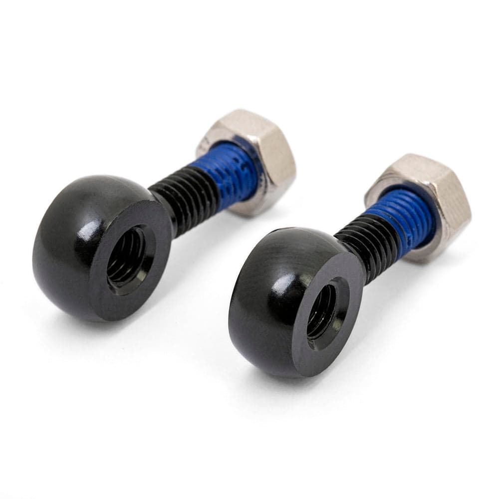 Whisky Parts Co Mudguard Mounts Black Pair