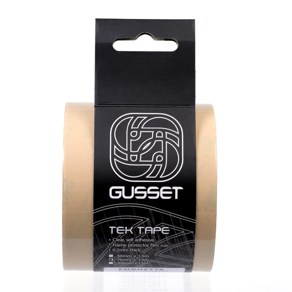 Gusset Components Tek Frame Tape  Clear 50mm x1.5m