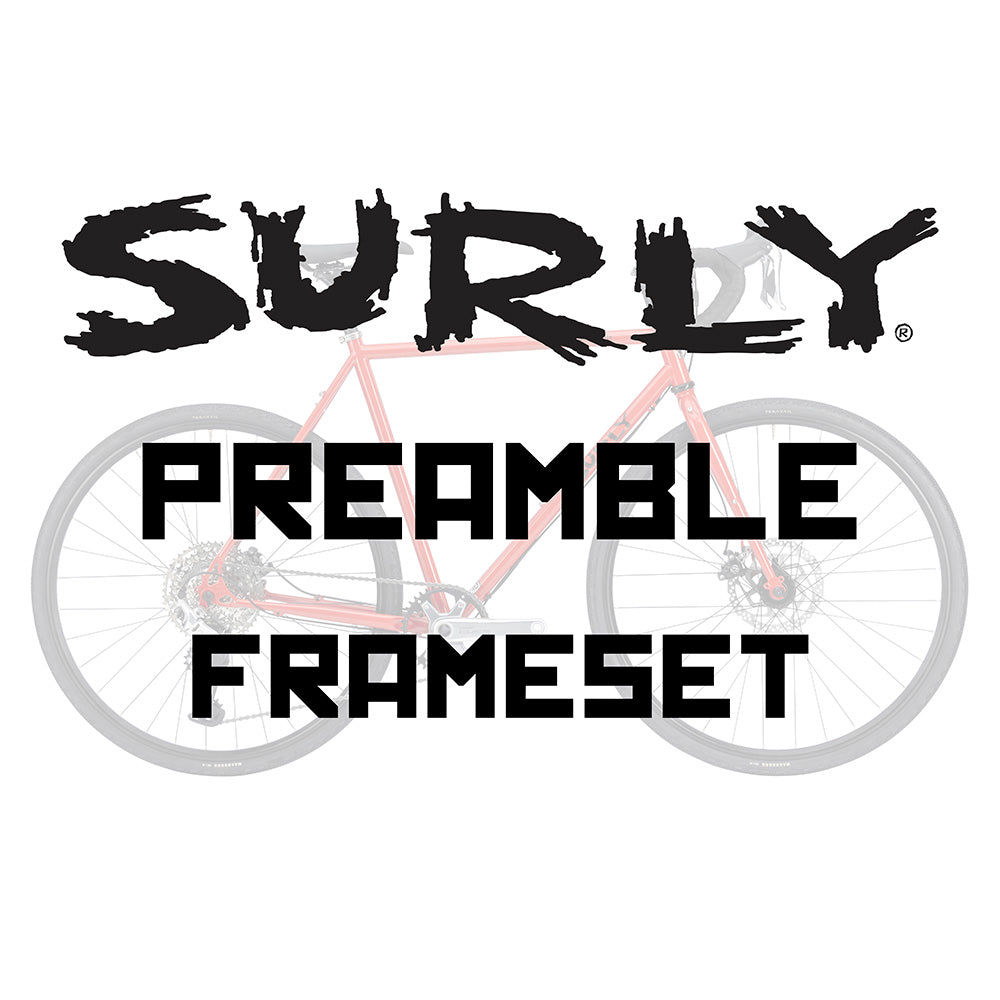 Surly - Bikes/Frames Preamble Frameset Lg Red Hot Cheddar