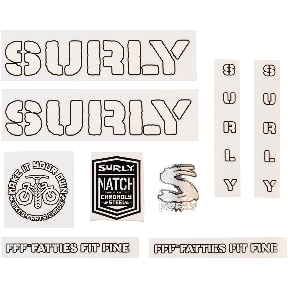 Surly - Bikes/Frames Make It Your Own Decals Overspray