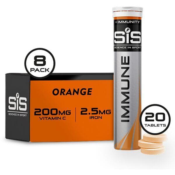 Load image into Gallery viewer, Science In Sport GO Immune Hydro Tablet orange - 20 tablets per tube
