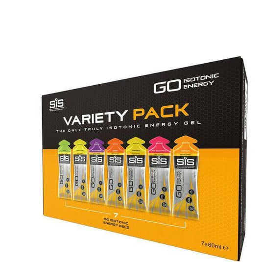 Science In Sport GO Isotonic Gel Variety Pack - Single Box of 7 Gels - Mixed