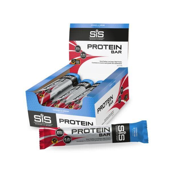 Science In Sport Protein Bar - box of 12 bars - Cookies and Cream