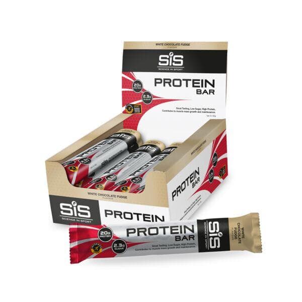 Science In Sport Protein Bar - box of 12 bars - White Chocolate Fudge