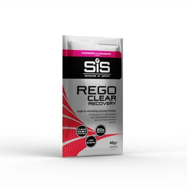 Science In Sport REGO Clear Whey Protein Drink - 46g Sachet Box of 15 - Raspberry and Cranberry