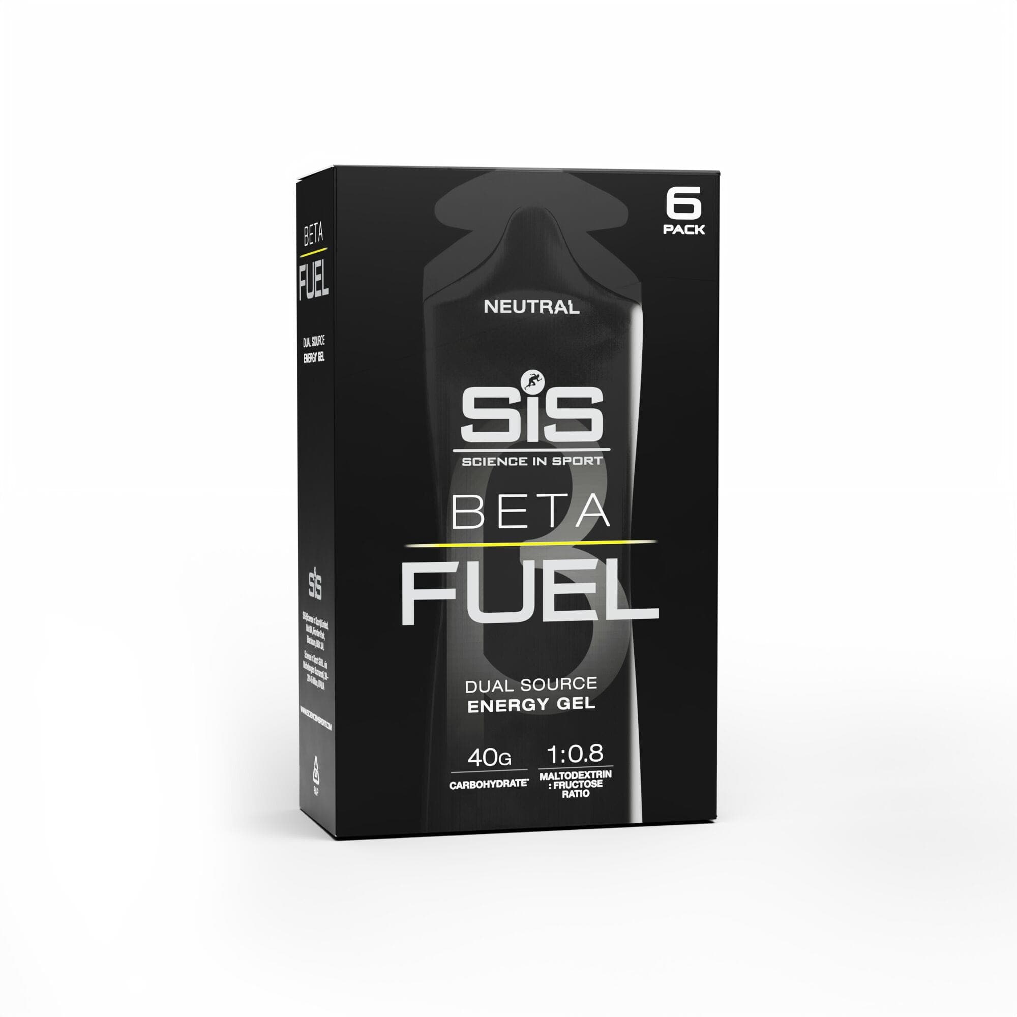 Science In Sport Beta Fuel Energy Gel - box of 6 gels - neutral