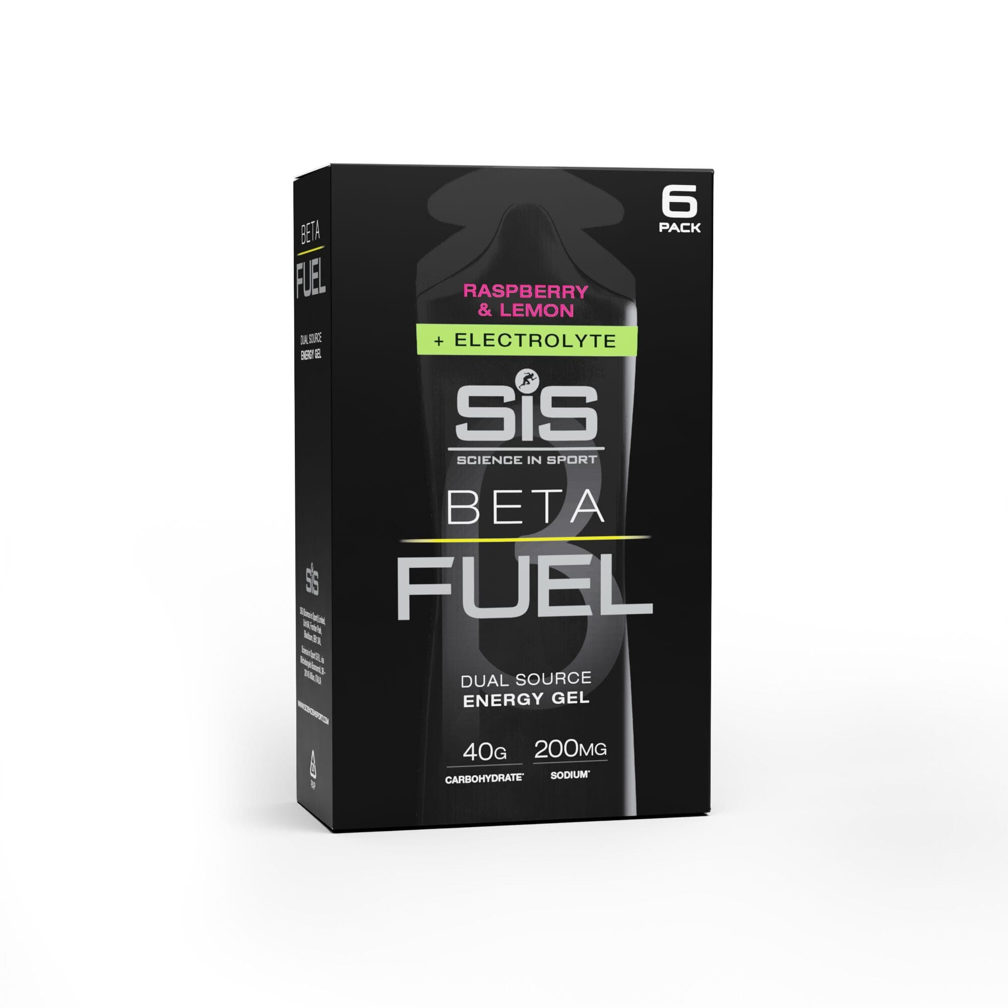 Science-In-Sport-Beta-Fuel-Energy-Gel-+-Electrolyte---box-of-6-gels---raspberry-and-lemon