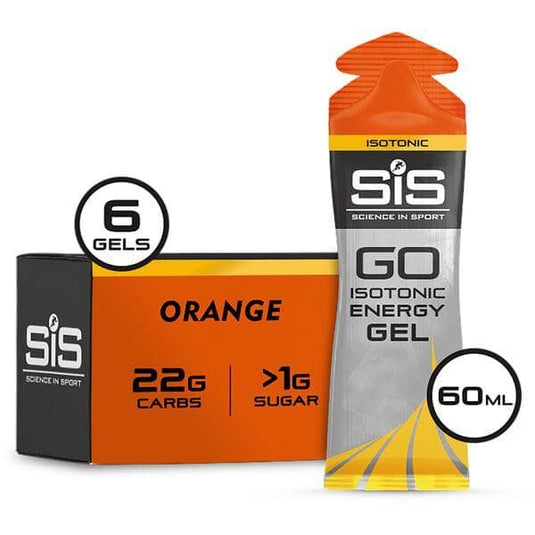 Science In Sport GO Energy Gel multipack - box of 6 gels - orange