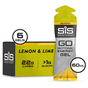 Science In Sport GO Energy Gel multiPack - box of 6 gels - lemon lime