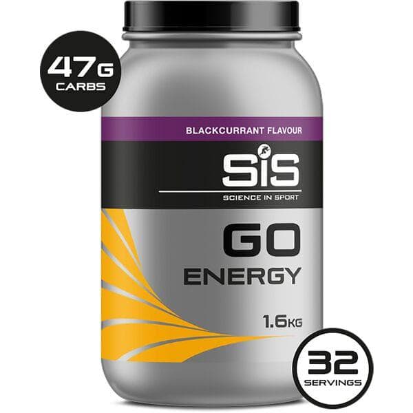 Load image into Gallery viewer, Science In Sport GO Energy drink powder - 1.6 kg tub - blackcurrant
