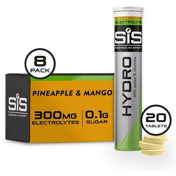 Load image into Gallery viewer, Science In Sport GO Hydro Tablet - 8 tubes - pineapple mango
