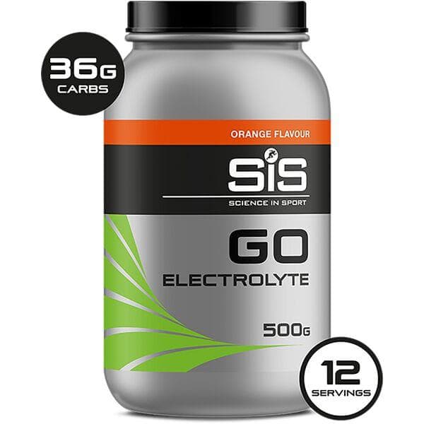 Load image into Gallery viewer, Science In Sport GO Electrolyte drink powder - 500 g tub - orange
