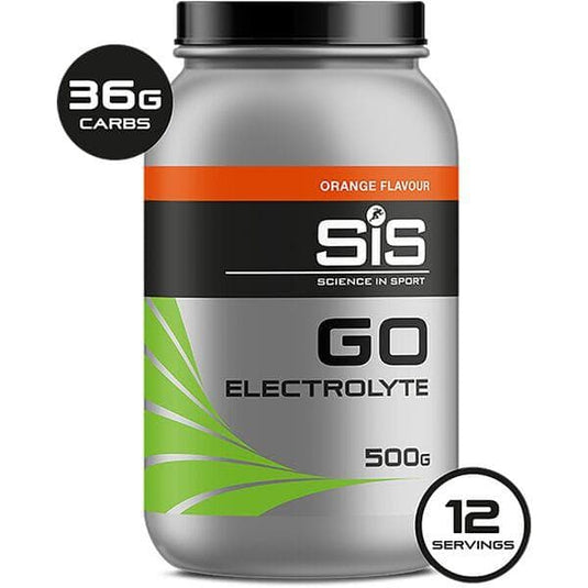 Science In Sport GO Electrolyte drink powder - 500 g tub - orange