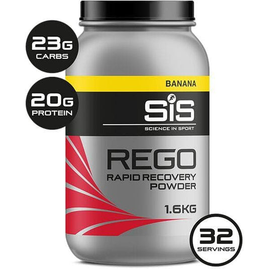 Science In Sport REGO Rapid Recovery drink powder - 1.6 kg tub - banana