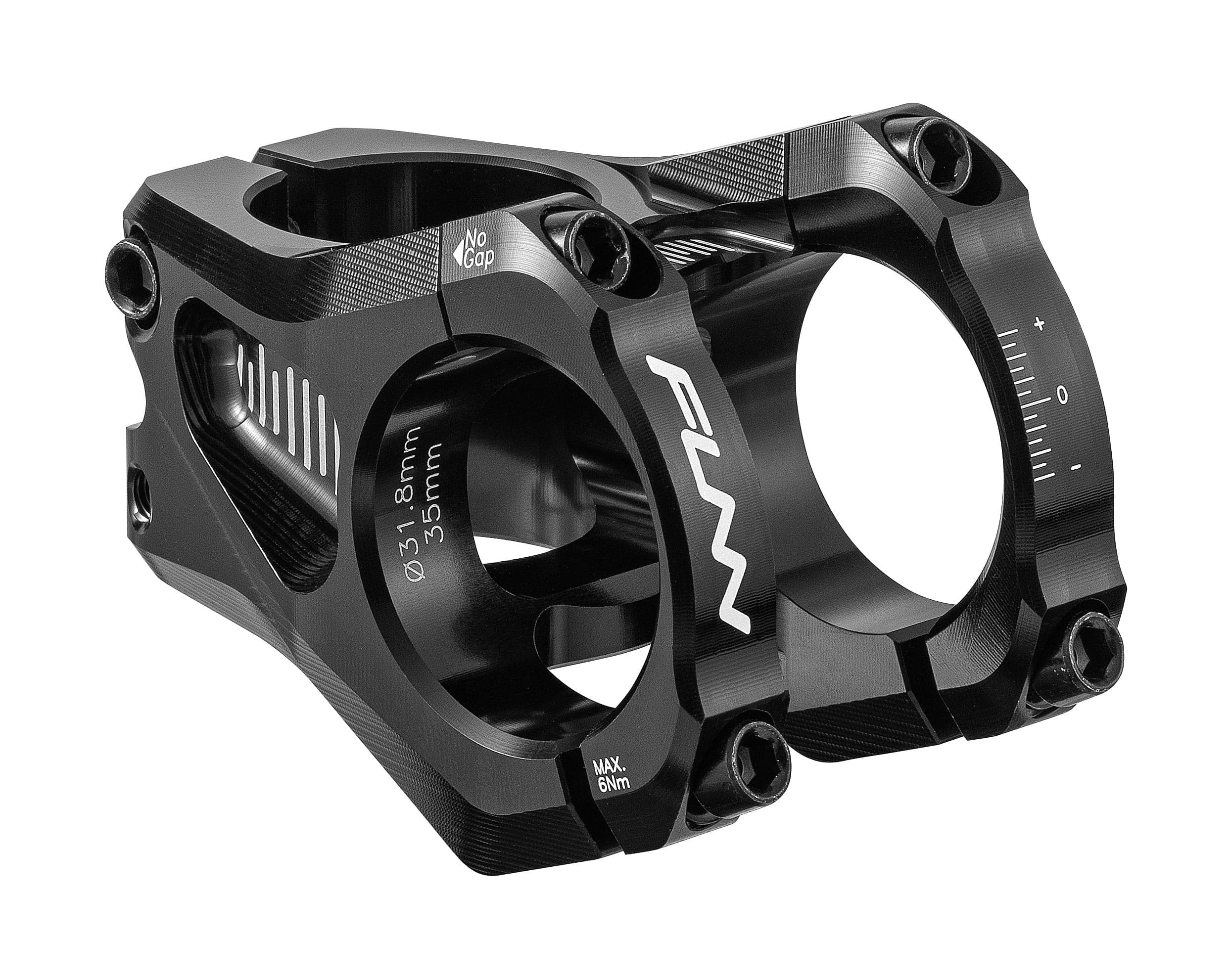 Funn Funn Equalizer Zero Stem (35mm, 0°, 31.8mm, 1.1/8", Black)
