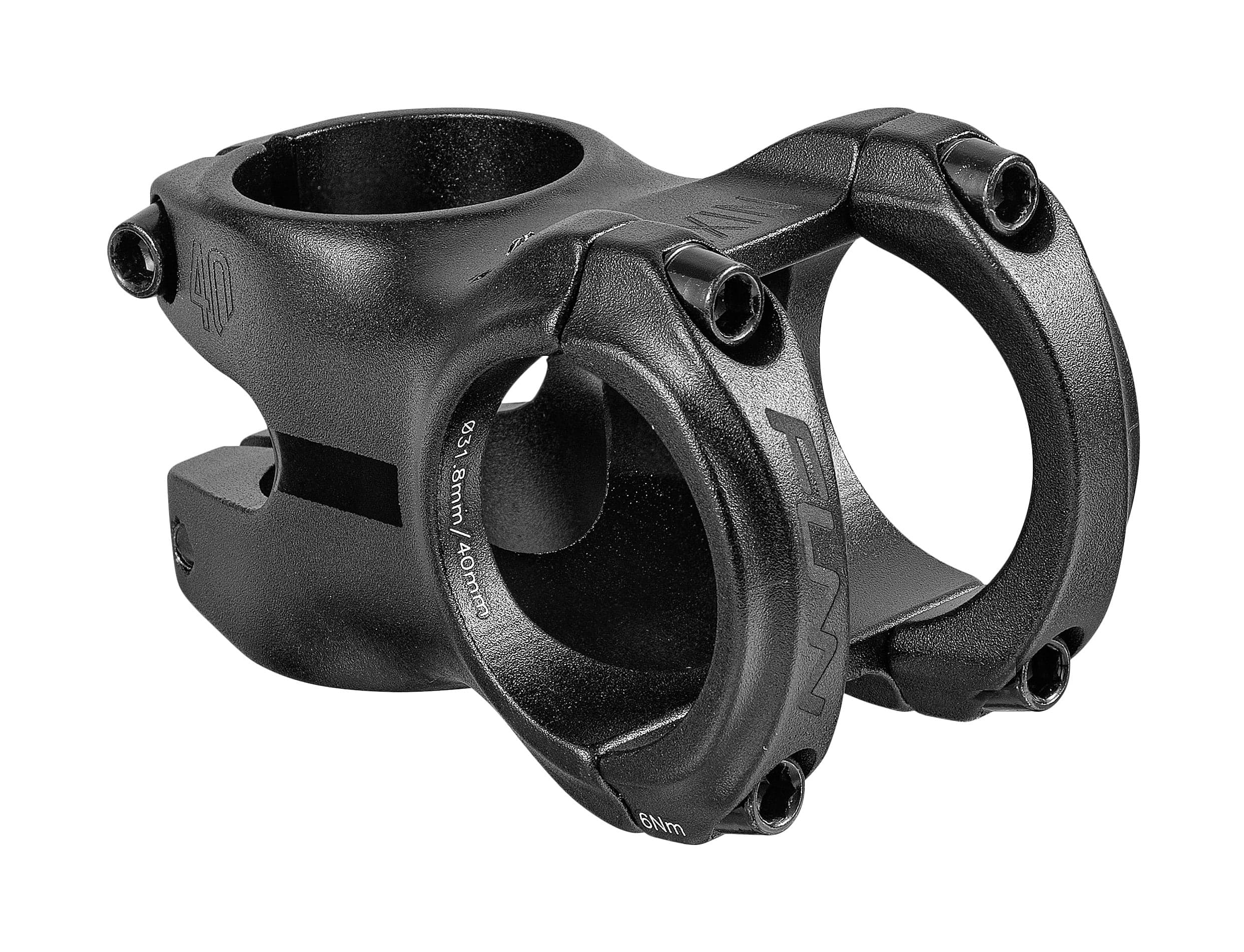 Funn Funn Nixie MTB Stem (40mm, 0°, 31.8mm, 1.1/8", Black)