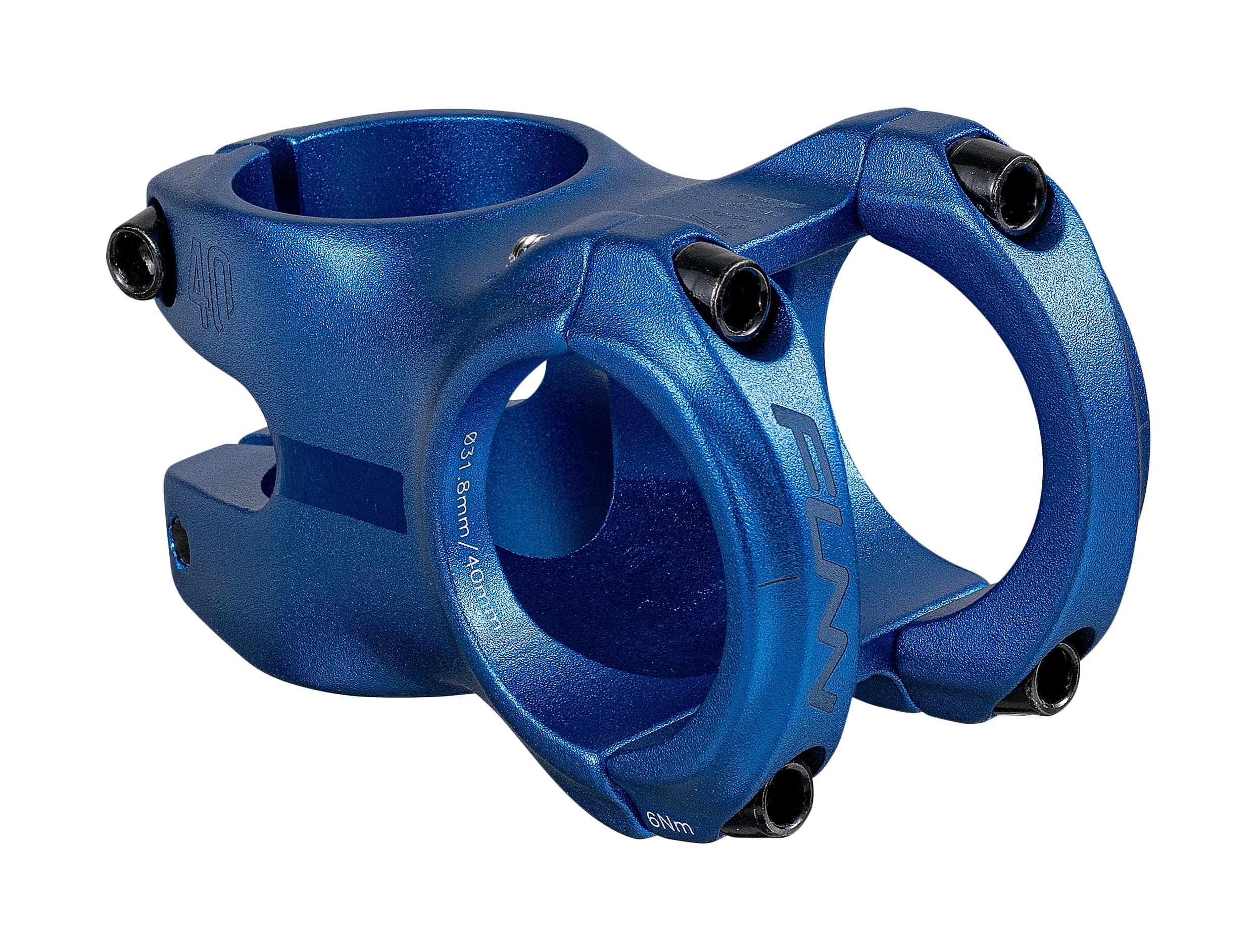 Funn Funn Nixie MTB Stem (40mm, 0°, 31.8mm, 1.1/8", Blue)