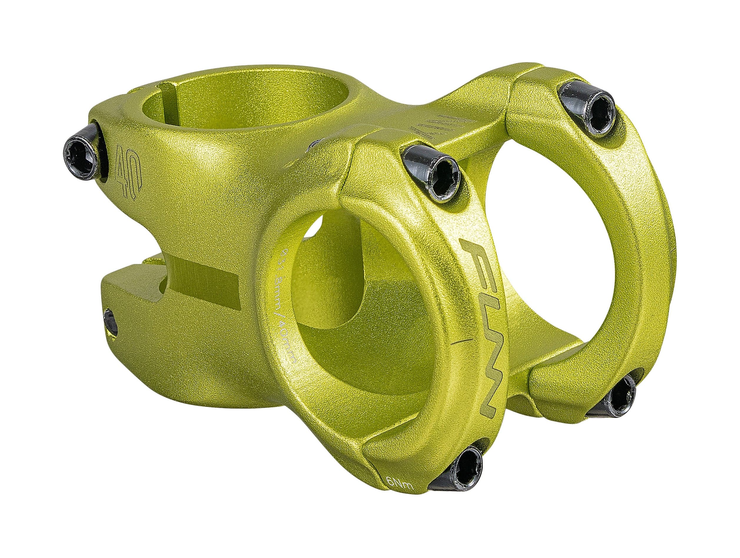 Funn Funn Nixie MTB Stem (40mm, 0°, 31.8mm, 1.1/8", Green)