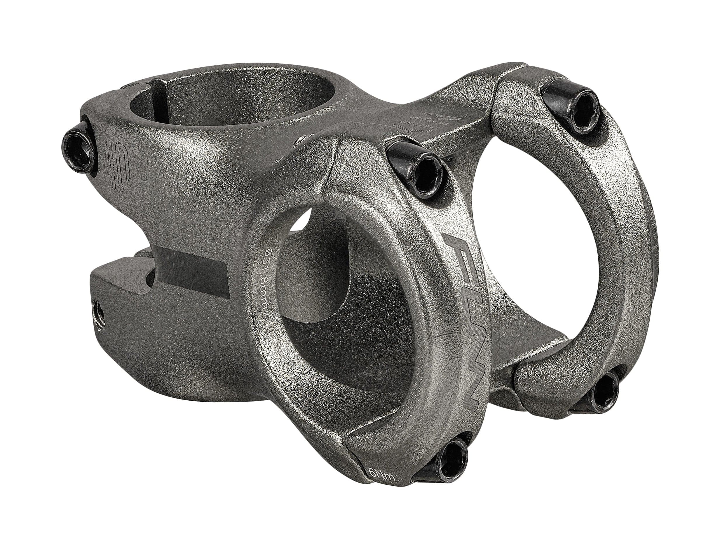 Funn Funn Nixie MTB Stem (40mm, 0°, 31.8mm, 1.1/8", Grey)