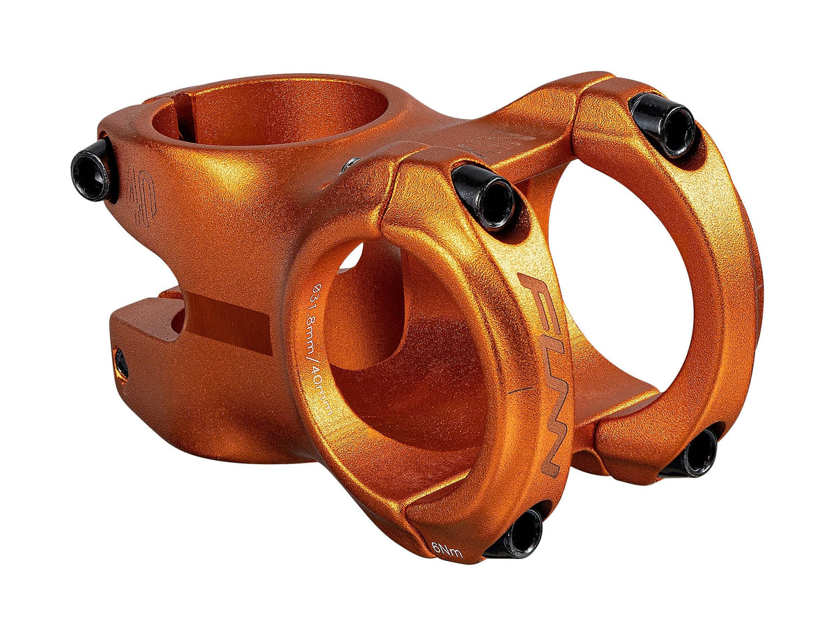 Funn Funn Nixie MTB Stem (40mm, 0°, 31.8mm, 1.1/8", Orange)