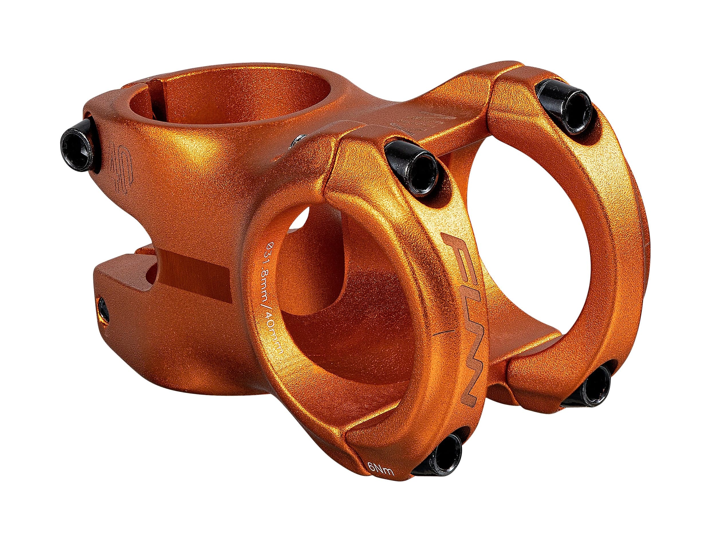 Funn Funn Nixie MTB Stem (40mm, 0°, 31.8mm, 1.1/8", Orange)