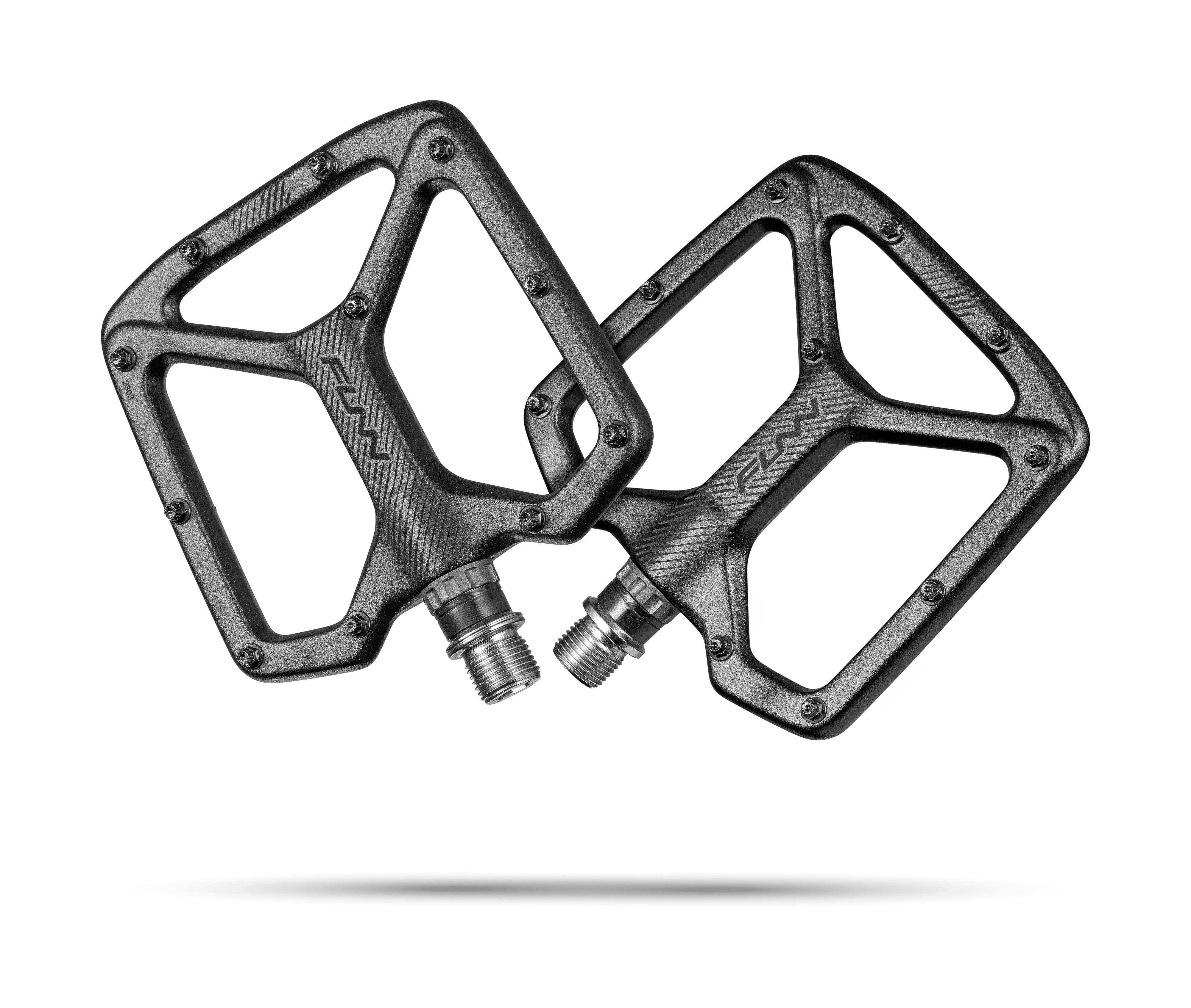 Funn Funn Python 2 Alloy Flat Pedals Long Pins Black