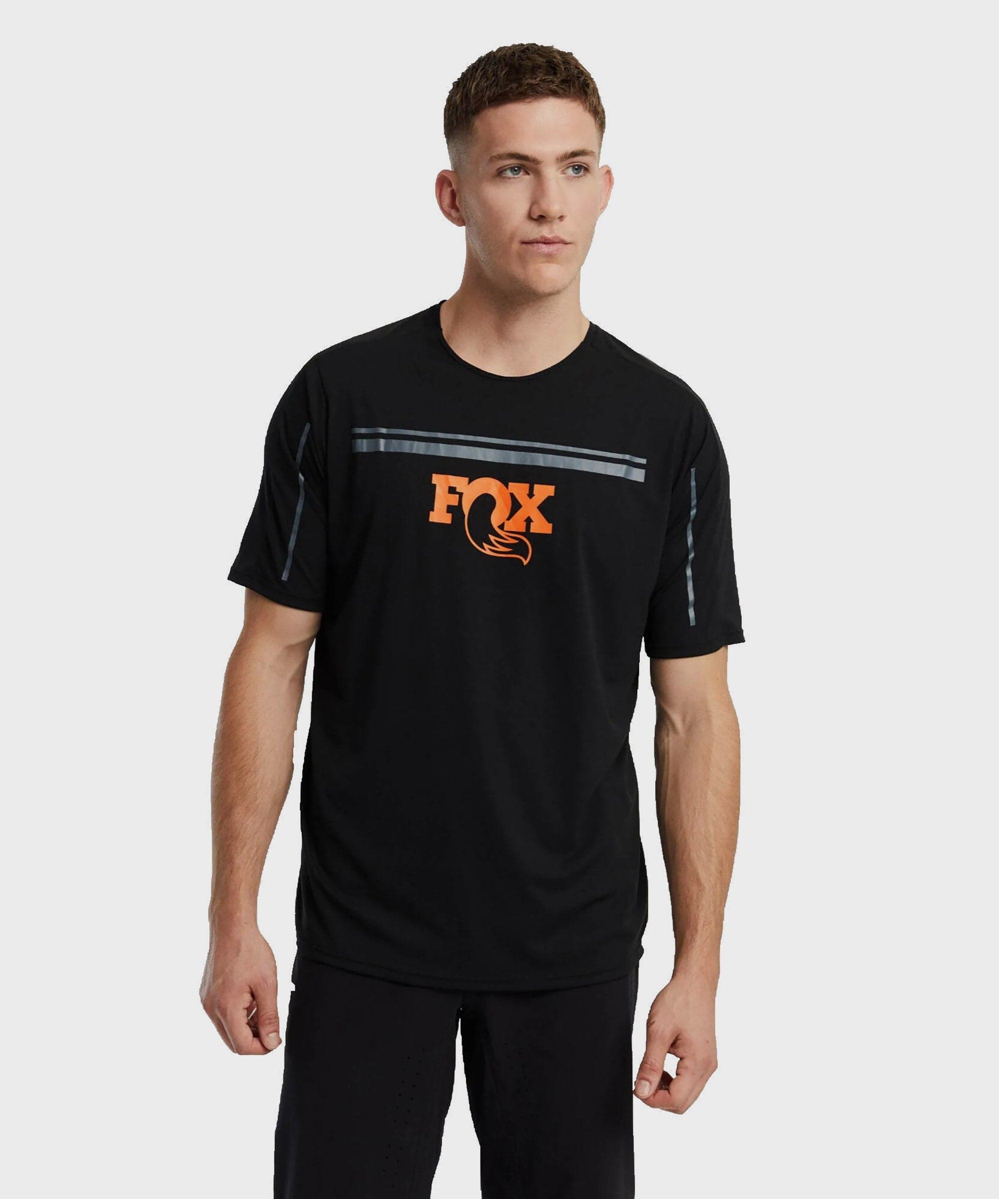 FOX High Tail Short Sleeve Jersey Black XL