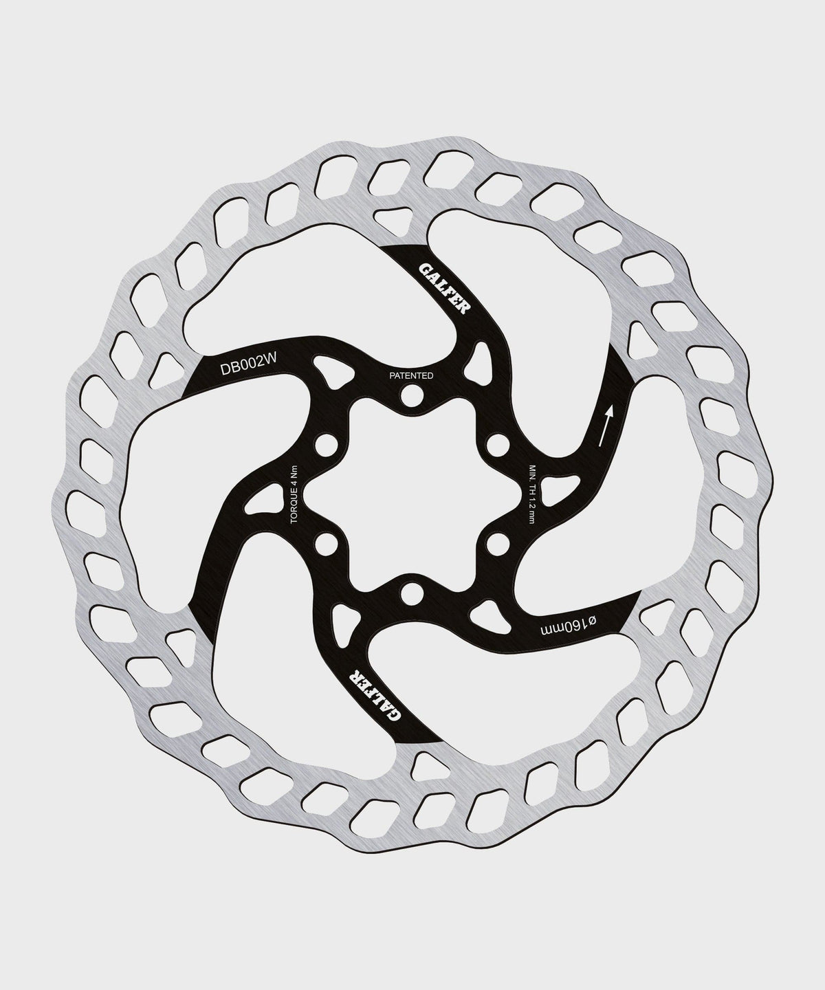 Galfer Wave Disc Rotor - 6 Bolt