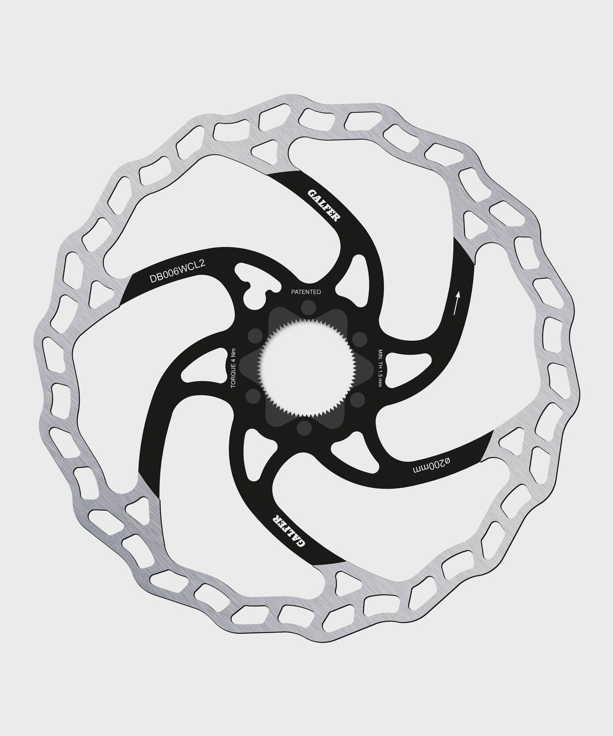 Galfer Wave Disc Rotor - Centerlock -200 x 2.0mm