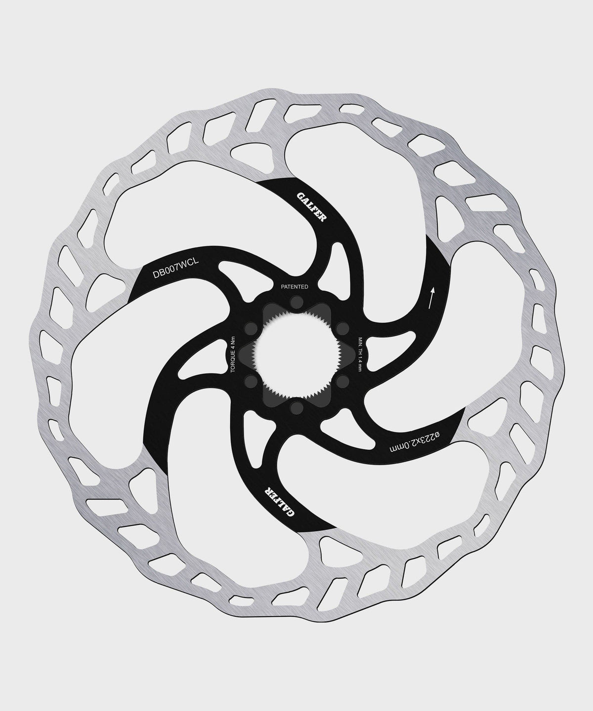 Galfer Wave Disc Rotor - Centerlock -223 x 2.0mm