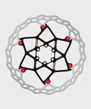 Galfer Wave Floating Disc Rotor - 6 Bolt - 203 x 2.0mm - Red Pins
