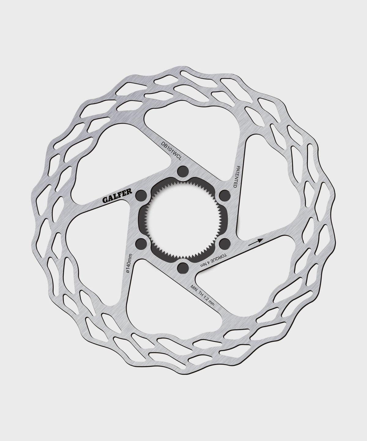 Galfer Wave Road Disc Rotor - Centerlock