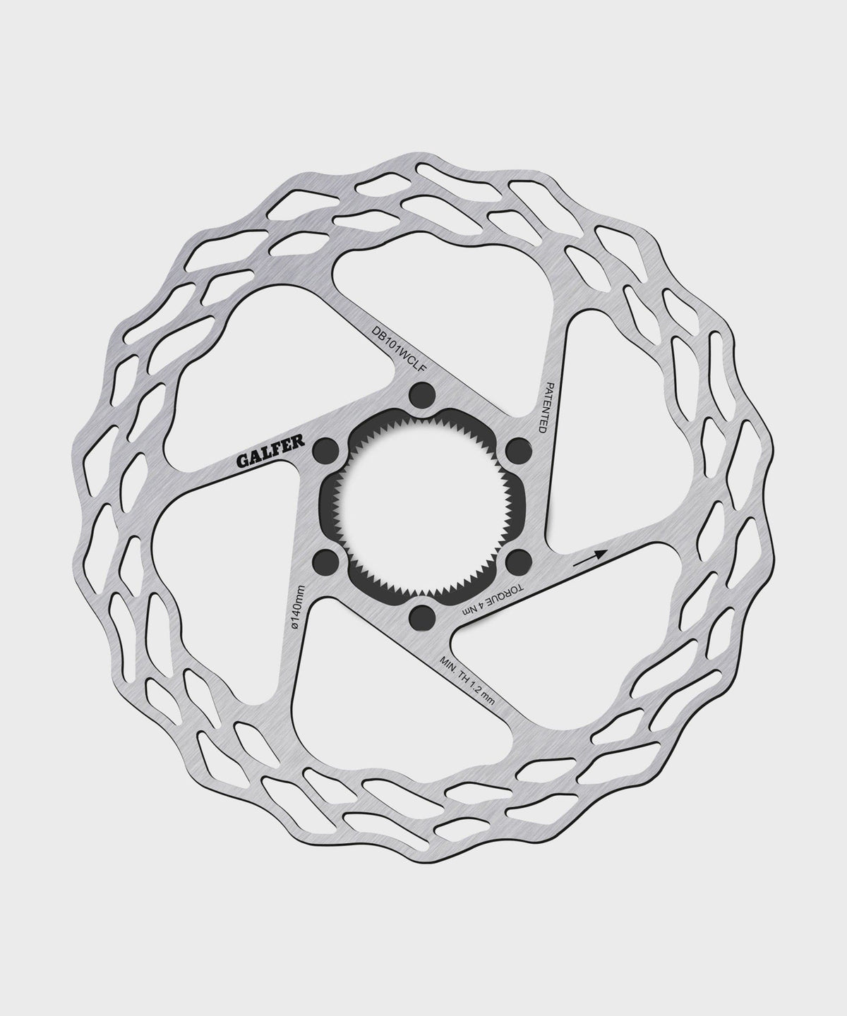 Galfer Wave Road Disc Rotor - Centerlock Fulcrum