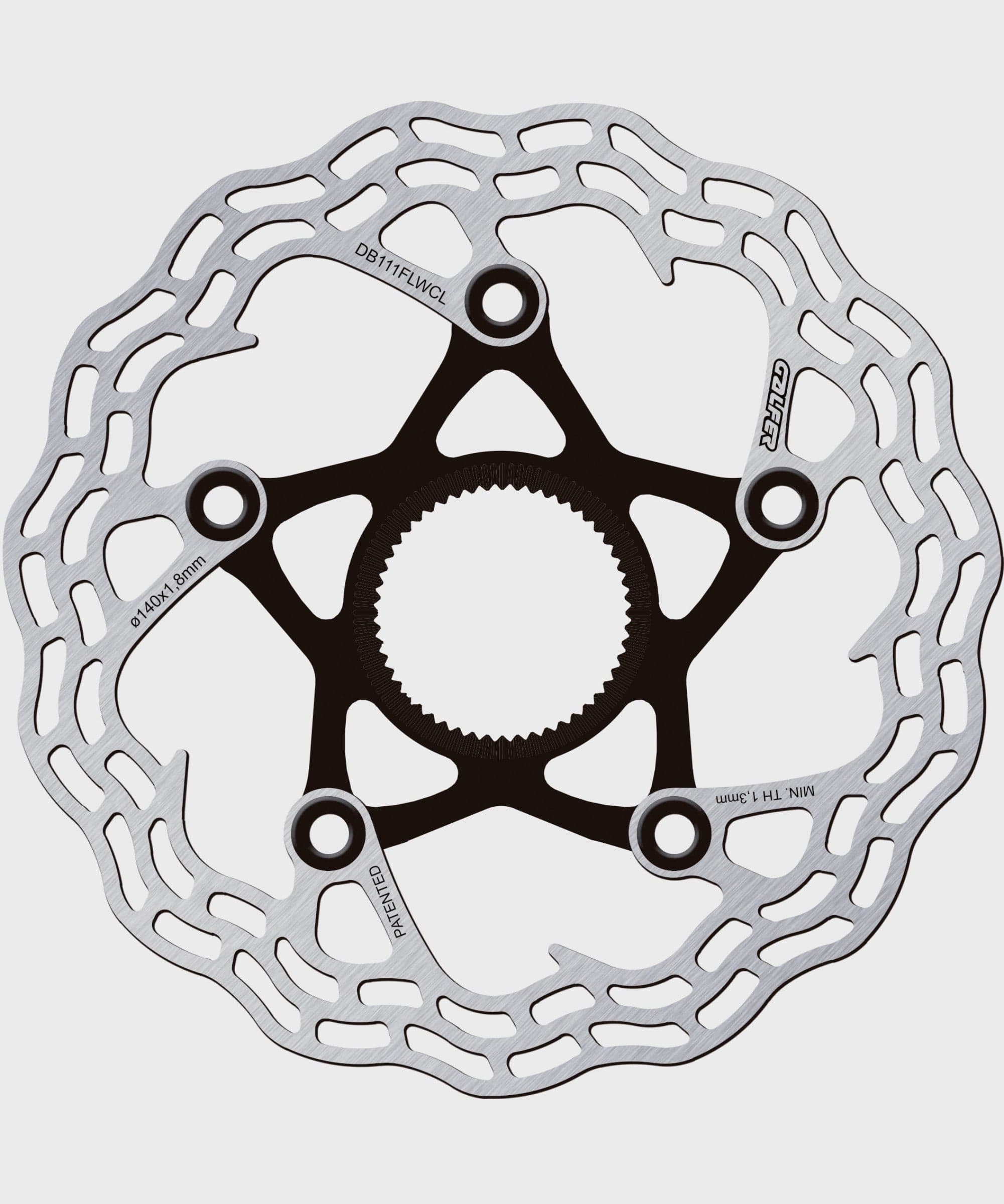 Galfer Shark Road Disc Rotor - Centerlock - 140 x 1.8mm