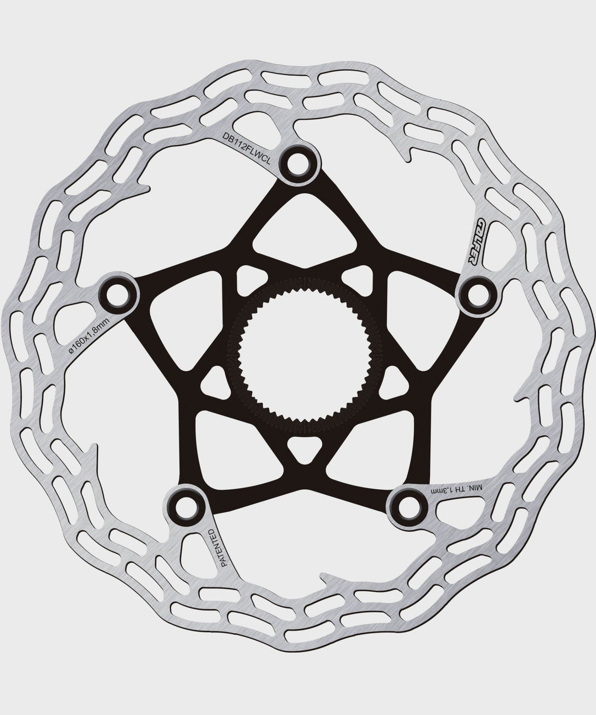 Galfer Shark Road Disc Rotor - Centerlock - 160 x 1.8mm