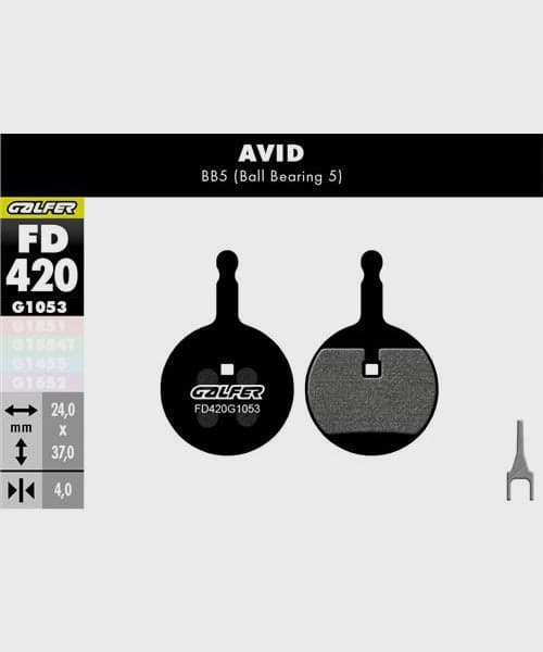 Galfer Standard Bike Disc Brake Pad - Avid - BB5