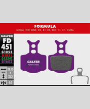 Galfer E-Bike Disc Brake Pad - Formula - Mega / The One / R1 / R0 / RX / CURA 2